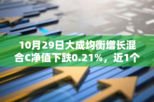 10月29日大成均衡增长混合C净值下跌0.21%，近1个月累计上涨6.22%