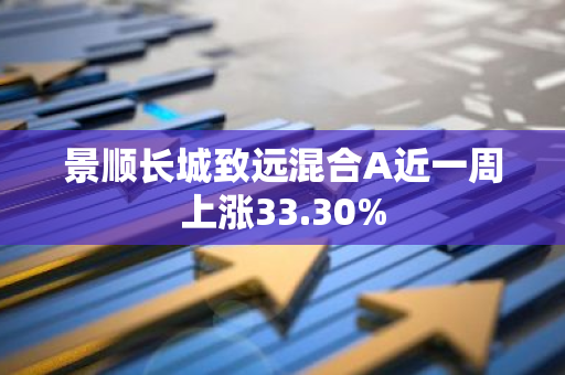 景顺长城致远混合A近一周上涨33.30%