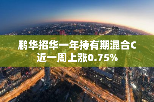 鹏华招华一年持有期混合C近一周上涨0.75%