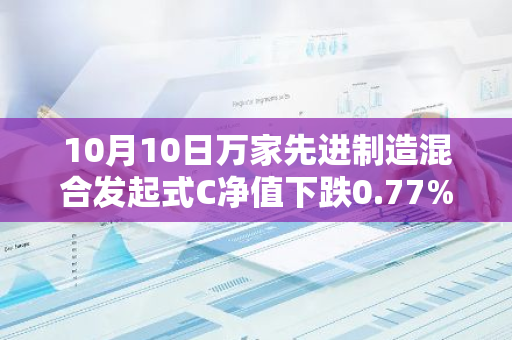 10月10日万家先进制造混合发起式C净值下跌0.77%，今年来累计上涨5.54%