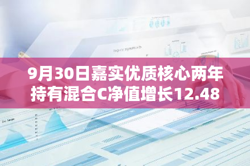 9月30日嘉实优质核心两年持有混合C净值增长12.48%，近1个月累计上涨24.71%