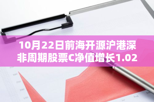 10月22日前海开源沪港深非周期股票C净值增长1.02%，近1个月累计上涨15.22%