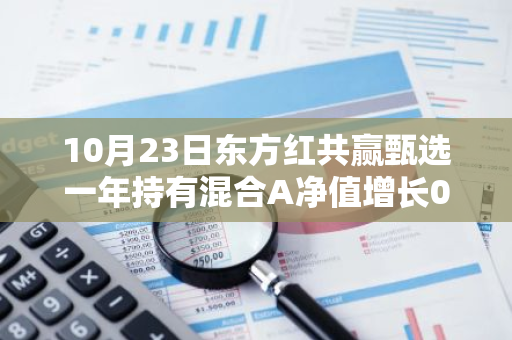 10月23日东方红共赢甄选一年持有混合A净值增长0.11%，近1个月累计上涨6.08%