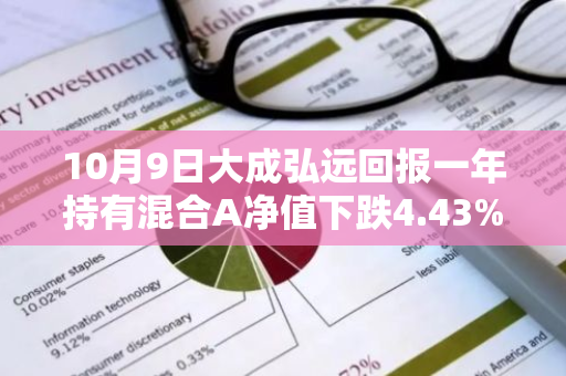 10月9日大成弘远回报一年持有混合A净值下跌4.43%，近6个月累计上涨9.07%