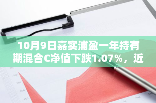 10月9日嘉实浦盈一年持有期混合C净值下跌1.07%，近3个月累计下跌0.84%