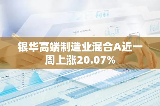 银华高端制造业混合A近一周上涨20.07%