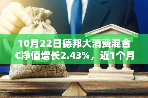 10月22日德邦大消费混合C净值增长2.43%，近1个月累计上涨24.58%