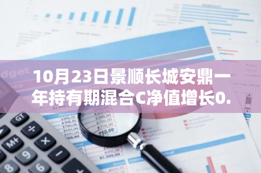 10月23日景顺长城安鼎一年持有期混合C净值增长0.26%，今年来累计上涨12.74%