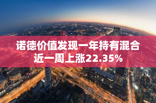 诺德价值发现一年持有混合近一周上涨22.35%