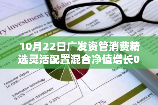 10月22日广发资管消费精选灵活配置混合净值增长0.83%，今年来累计上涨15.34%