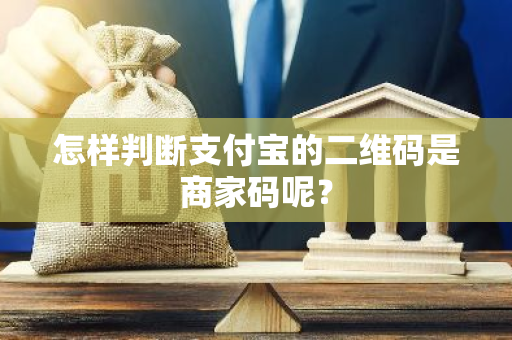 怎样判断支付宝的二维码是商家码呢？