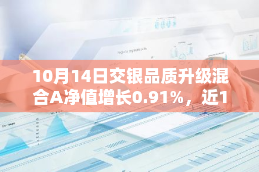 10月14日交银品质升级混合A净值增长0.91%，近1个月累计上涨26.81%