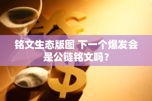 铭文生态版图 下一个爆发会是公链铭文吗？