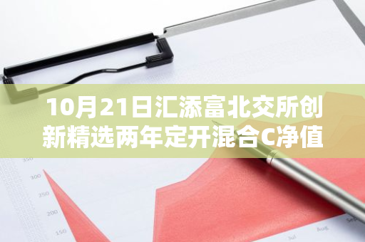 10月21日汇添富北交所创新精选两年定开混合C净值增长12.69%，近1个月累计上涨74.05%