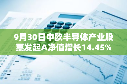 9月30日中欧半导体产业股票发起A净值增长14.45%，近1个月累计上涨21.46%