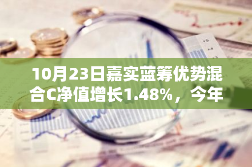 10月23日嘉实蓝筹优势混合C净值增长1.48%，今年来累计上涨21.29%