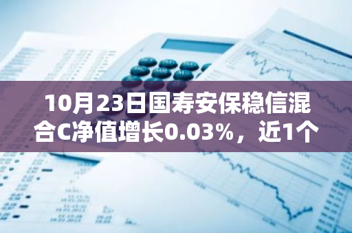 10月23日国寿安保稳信混合C净值增长0.03%，近1个月累计上涨7.3%