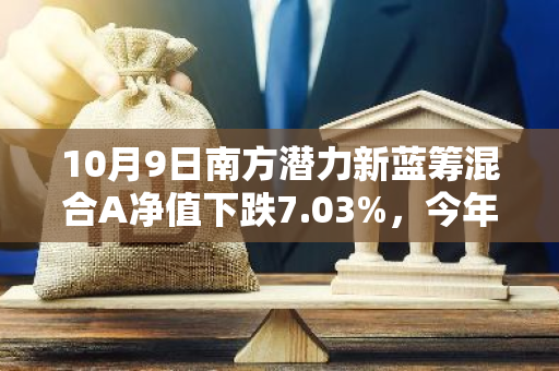 10月9日南方潜力新蓝筹混合A净值下跌7.03%，今年来累计上涨6.32%