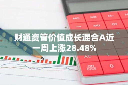 财通资管价值成长混合A近一周上涨28.48%