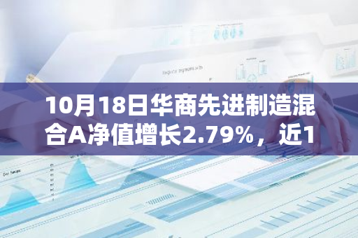 10月18日华商先进制造混合A净值增长2.79%，近1个月累计上涨15.47%