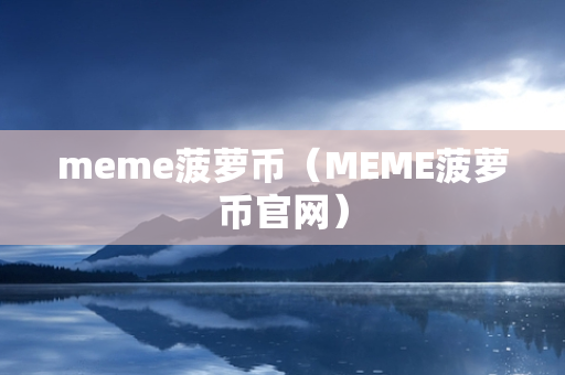 meme菠萝币（MEME菠萝币官网）