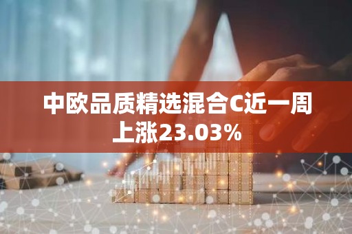 中欧品质精选混合C近一周上涨23.03%