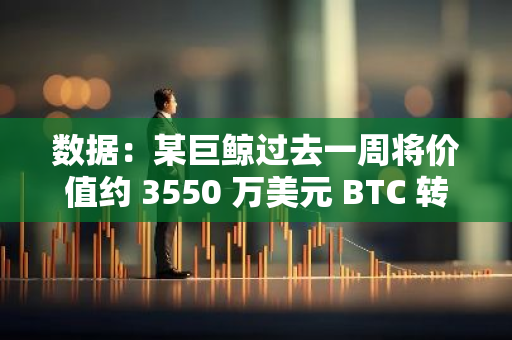 数据：某巨鲸过去一周将价值约 3550 万美元 BTC 转入一家疑似做市商或交易公司