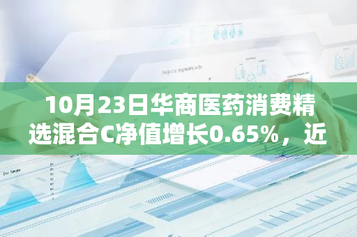 10月23日华商医药消费精选混合C净值增长0.65%，近1个月累计上涨22.92%