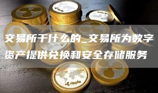 交易所干什么的_交易所为数字资产提供兑换和安全存储服务