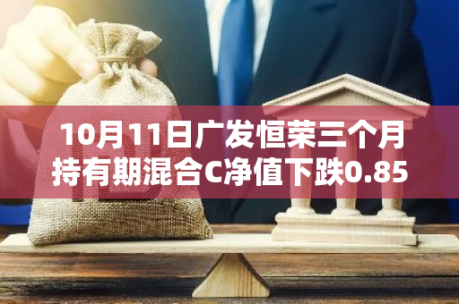 10月11日广发恒荣三个月持有期混合C净值下跌0.85%，今年来累计下跌4.36%