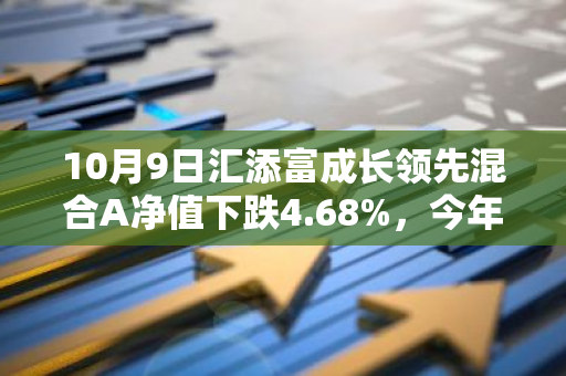 10月9日汇添富成长领先混合A净值下跌4.68%，今年来累计上涨1.08%