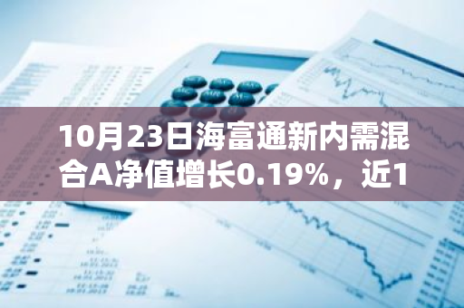 10月23日海富通新内需混合A净值增长0.19%，近1个月累计上涨10.7%