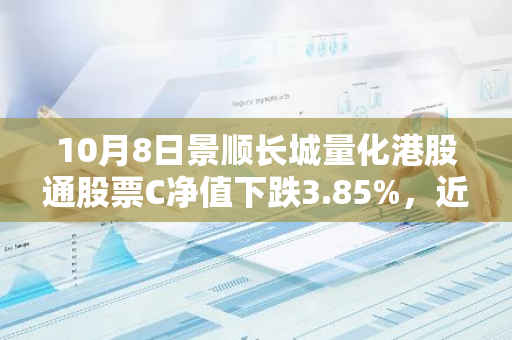 10月8日景顺长城量化港股通股票C净值下跌3.85%，近3个月累计上涨10.08%