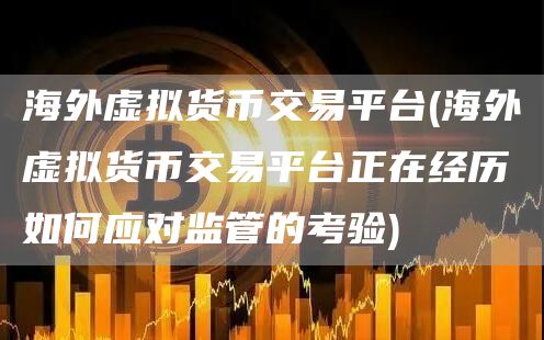 海外虚拟货币交易平台 - 海外虚拟货币交易平台正在经历如何应对监管的考验