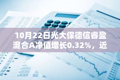 10月22日光大保德信睿盈混合A净值增长0.32%，近1个月累计上涨16.77%