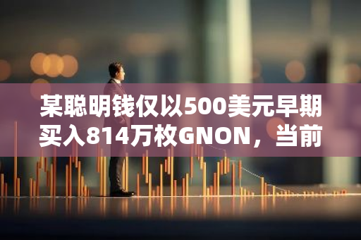 某聪明钱仅以500美元早期买入814万枚GNON，当前浮盈112万美元