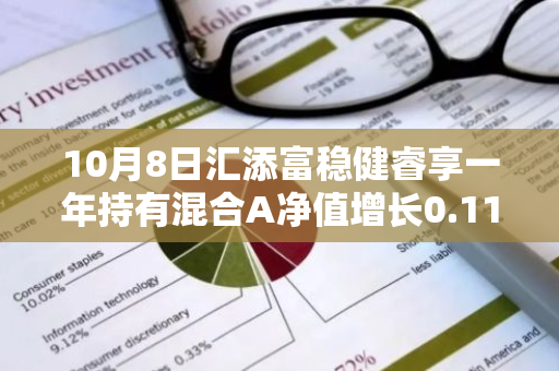 10月8日汇添富稳健睿享一年持有混合A净值增长0.11%，今年来累计上涨3.27%