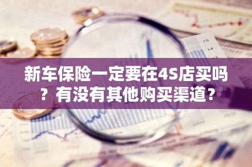 新车保险一定要在4S店买吗？有没有其他购买渠道？