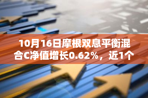 10月16日摩根双息平衡混合C净值增长0.62%，近1个月累计上涨10.18%