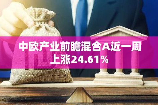 中欧产业前瞻混合A近一周上涨24.61%