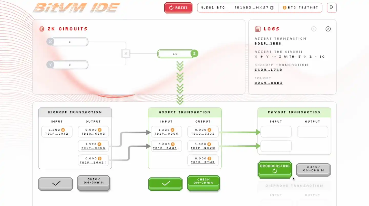 Nubit完成BitVM IDE：比特币上的首个零知识证明开发工具