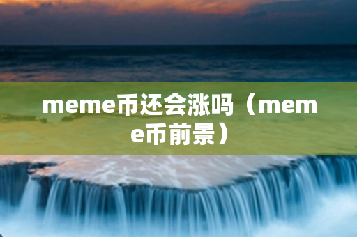 meme币还会涨吗（meme币前景）