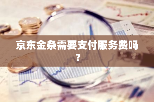 京东金条需要支付服务费吗？