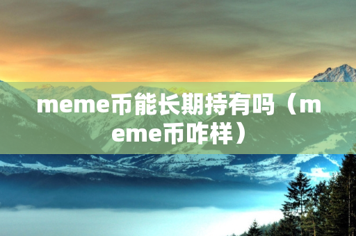 meme币能长期持有吗（meme币咋样）