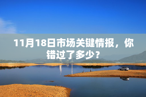 11月18日市场关键情报，你错过了多少？