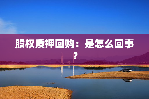 股权质押回购：是怎么回事？