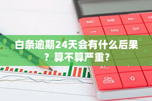 白条逾期24天会有什么后果？算不算严重？