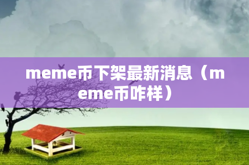 meme币下架最新消息（meme币咋样）