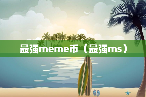 最强meme币（最强ms）