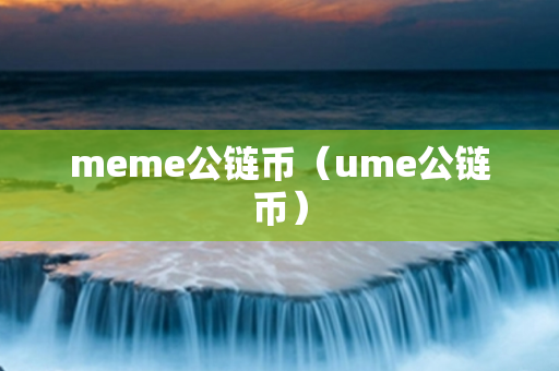 meme公链币（ume公链币）